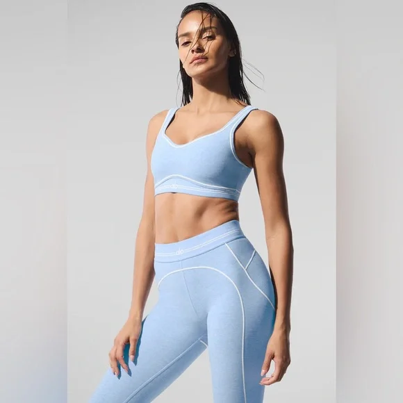 ALO Yoga Alosoft Heart Throb seashell blue xs - Picture 4 of 5